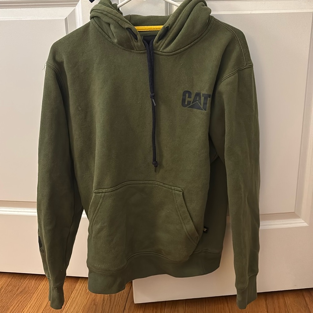 Dark green carhartt hoodie sweatshirt